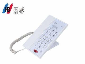 國威GW98白色酒店電話機,客房專用電話機,壁掛電話