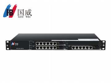 國威HB100-72FXS,IAD,綜合接入網關,語音電話分機網關,分機匯聚轉換器